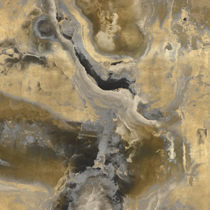 Picture of STONE WITH GOLD AND GRAY II