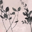 Picture of NATURE SILHOUETTE ON BLUSH II