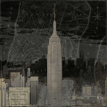 Picture of VINTAGE NEW YORK IN BLACK I