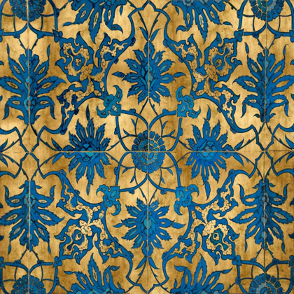 Picture of ORNATE IN GOLD AND BLUE