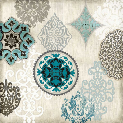 Picture of DECORATIVE BLUE ORNAMENTS II