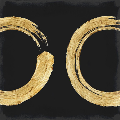 Picture of GOLD ZEN CIRCLE ON BLACK II