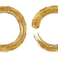 Picture of GOLD ZEN CIRCLE ON WHITE II