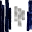 Picture of VERTICAL BLUE AND SILVER II