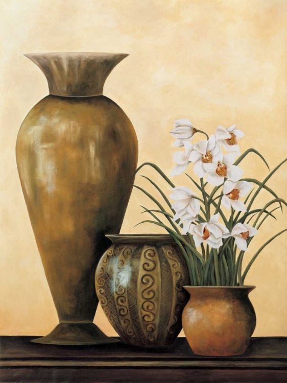 Picture of STILL LIFE WITH WHITE FLOWERS