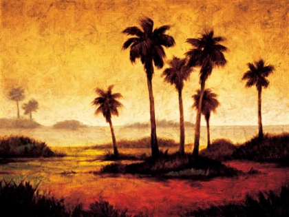 Picture of SUNSET PALMS I