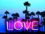 Picture of NEON LOVE PALMS PB