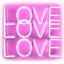 Picture of NEON LOVE LOVE LOVE PW