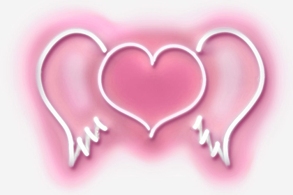 Picture of NEON HEART WINGS PW