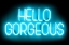 Picture of NEON HELLO GORGEOUS AB
