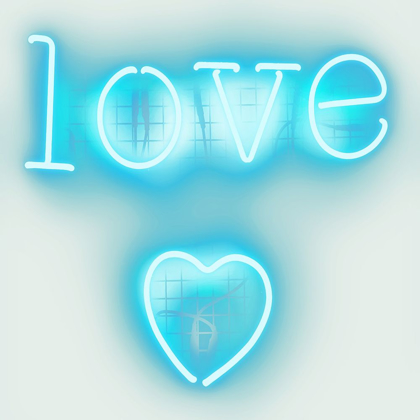 Picture of NEON LOVE HEART AW