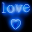 Picture of NEON LOVE HEART BB