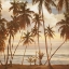 Picture of PALMS ON THE WATER I