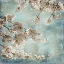 Picture of AQUA BLOSSOMS II