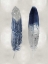 Picture of BLUE FEATHER PAIR ON SILVER