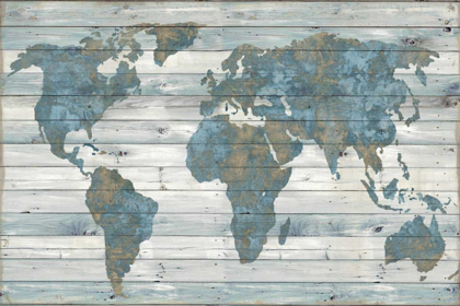 Picture of WORLD ON WOOD