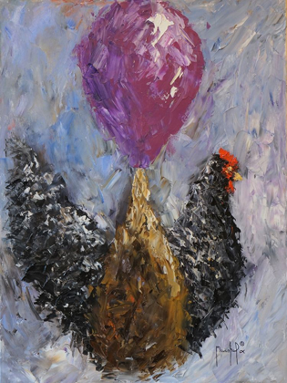 Picture of ROOSTER WITH BALOON