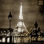 Picture of PARIS AT NIGHT IN SEPIA