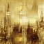 Picture of NYC - REFLECTIONS IN GOLD II