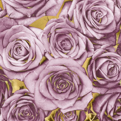 Picture of ROSES - AMETHYST ON GOLD