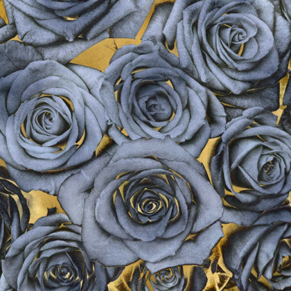 Picture of ROSES - BLUE ON GOLD
