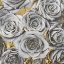 Picture of ROSES - SILVER ON GOLD