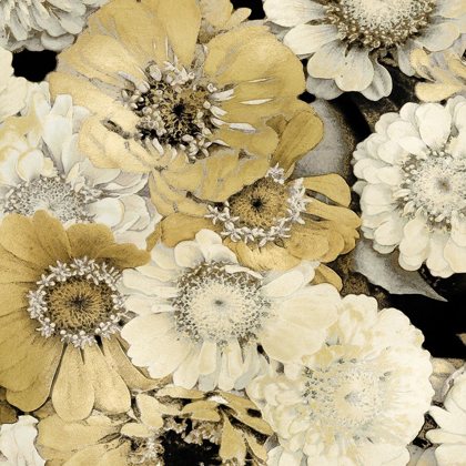 Picture of FLORAL ABUNDANCE IN GOLD II