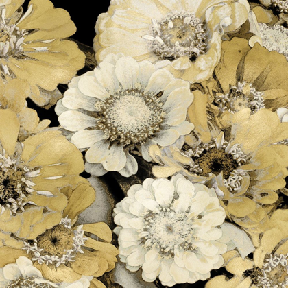 Picture of FLORAL ABUNDANCE IN GOLD III
