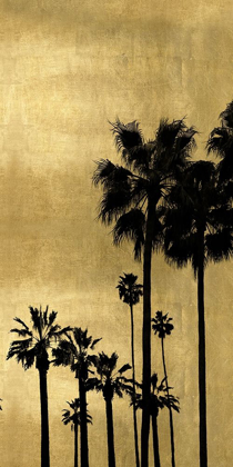 Picture of PALM SILHOUETTE ON GOLD II
