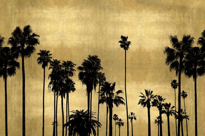 Picture of PALM ROW ON GOLD