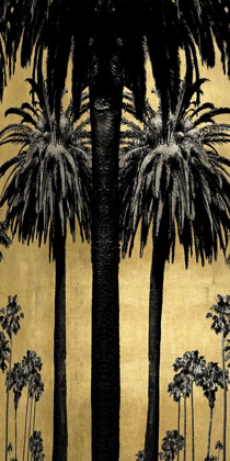 Picture of PALMS WITH GOLD I
