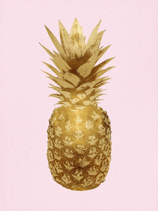 Picture of PINEAPPLE GOLD ON PINK I