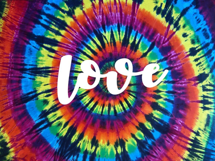 Picture of TIE DYE RAINBOW LOVE I