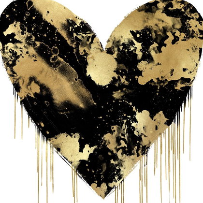 Picture of BIG HEARTED BLACK AND GOLD