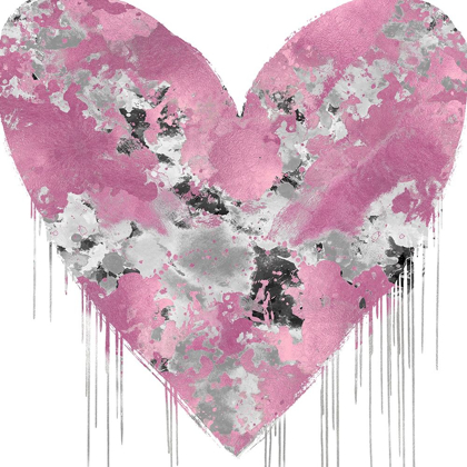Picture of BIG HEARTED PINK AND SILVER