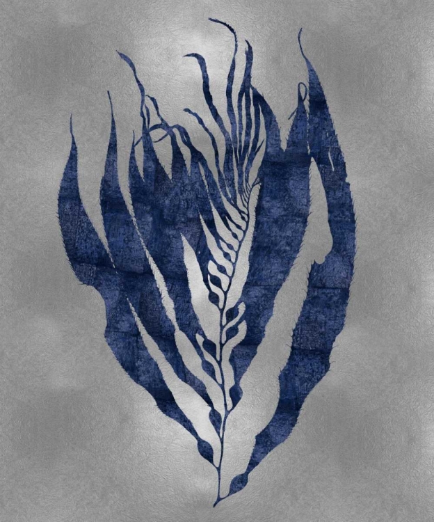 Picture of SEA LIFE - BLUE ON SILVER I
