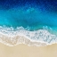 Picture of AQUA OCEAN WAVES I
