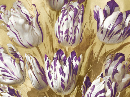 Picture of TULIPS ON GOLD I
