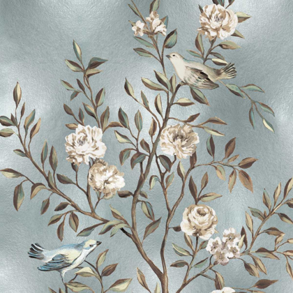 Picture of CHINOISERIE IN SILVER I