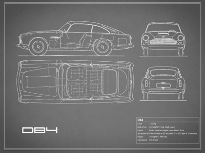 Picture of ASTON DB4 -GREY