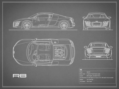 Picture of AUDI R8 V10-GREY