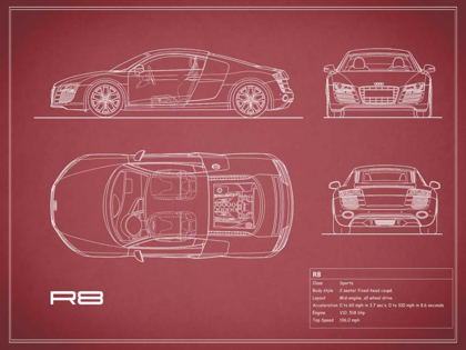 Picture of AUDI R8 V10-MAROON