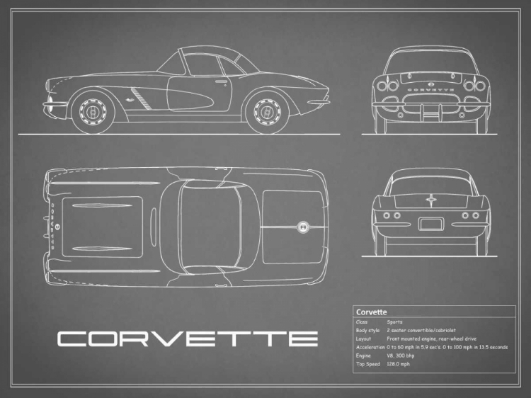 Picture of CORVETTE 33BHP-GREY