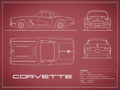Picture of CORVETTE 33BHP-MAROON