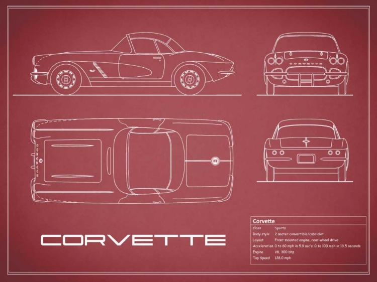 Picture of CORVETTE 33BHP-MAROON