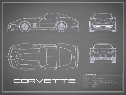 Picture of CORVETTE C3-GREY