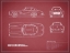 Picture of MERCEDES 300SL GULLWING-MAROON
