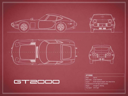 Picture of TOYOTA GT2000-MAROON
