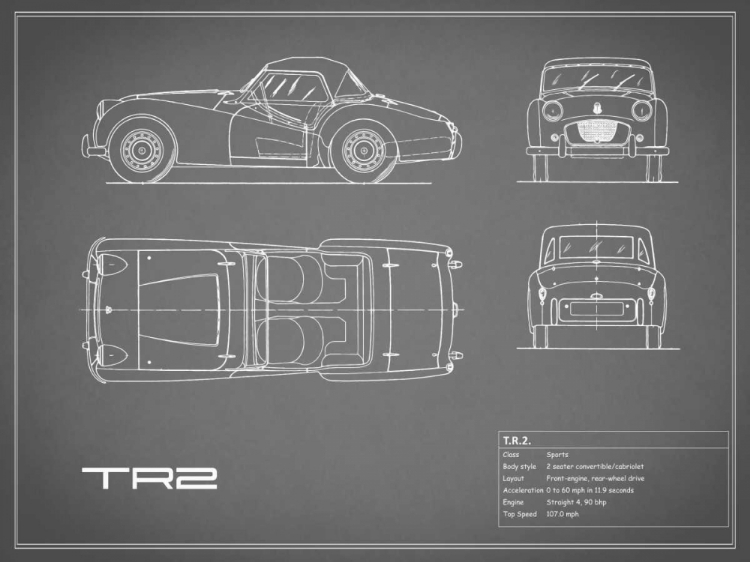 Picture of TRIUMPH TR2-GREY