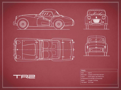 Picture of TRIUMPH TR2-MAROON